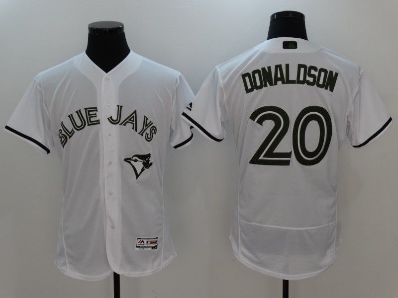 2017 MLB Toronto Blue Jays #20 Donaldson White Elite Commemorative Edition Jerseys->toronto blue jays->MLB Jersey